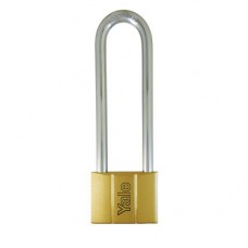 Yale  60mm Extra Long Shackle Brass Padlock Y140/60LS120 